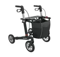 Produktbild: Rehasense Rollator Athlon SL Carbon Rollator, Größe M, Carbonschwarz, PUR Softräder, 8 Jahre Herstellergarantie