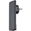 Produktbild: EVOline® 151000000100 Plug flacher Schutzkontakt-Stecker, schwarz, ohne Anschlußkabel