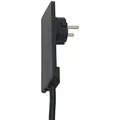 Produktbild: Schulte Elektrotechnik GmbH 1510 0000 0100 EVOline Plug Schutzkontakt-Stecker extraflach, schwarz