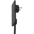 Produktbild: EVOline Plug-Schukostecker, nur 5 mm Höhe im eingesteckten Zustand, KS schwarz