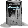 Produktbild: 25 KG GLASPERLEN STRAHLMASTER STRAHLMITTEL 300-400 µm STRAHLGUT GLASPERLEN SANDSTRAHLEN MICROGLASPERLEN