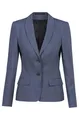 Produktbild: GREIFF Modern with 37.5® Damen Blazer Regular Mittelblau Pinpoint 34
