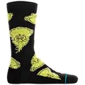Produktbild: STANCE Unisex Socken - Mean One, Motiv, Logo, Crew Socken Schwarz/Grün 38-42
