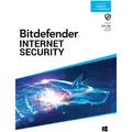 Produktbild: Bitdefender Antivirensoftware Internet Security, Vollversion, PKC, 3 Geräte, 1,5 Jahre, deutsch