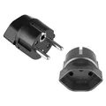 Produktbild: NCC-Licht Adapter Schweiz zu EU Converter Stecker Reiseadapter Schwarz