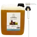 Produktbild: Leinöl Pferd incl. Dosierpumpe | 5L, mit Öko-Strom in Niedersachsen hergestellt