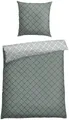 Produktbild: Schiesser Bettwäsche Mabel aus weicher Baumwolle mit abstraktem Muster, Renforcé, 2 teilig, MADE IN GREEN by OEKO-TEX®