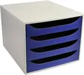 Produktbild: Exacompta 2286104D Ablagebox Office mit 4 Schubladen für DIN A4+ Dokumente. Ecob