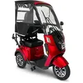 Produktbild: Deisla, Dreirad DS3-25, Rot 60V-30Ah Lithium-Akku, 1000 Watt, Dach, Wetterschutz, Heckkoffer