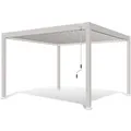 Produktbild: Weide Deluxe Aluminium Pavillon 3,6 x 4 M Weiß Pergola Freistehend