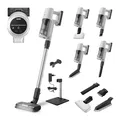 Produktbild: AEG Serie 6000 Akku‑Staubsauger, ETM Testsieger, Digitalmotor, kabellos, alle Böden, bis zu 99 % Staubaufnahme, bis zu 40 Min. Laufzeit, entnehmbarer 21,6 V Akku, leicht, Zubehör, Weiß, AP61HB21SH