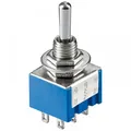Produktbild: Miniatur Kippschalter, 6 Pin, 2x EIN-AUS-EIN
