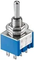 Produktbild: Enzo Mini-Wippschalter 2p Ein-Aus-Ein Chrom 7495325