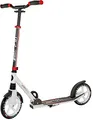 Produktbild: Best Sporting Scooter Erwachsene und Kinder I klappbarer Roller mit Ständer I weiß - rot I stilvoller City-Roller für Erwachsene I Tretroller mit Rollengröße 230 mm I ergonomischer Lenker