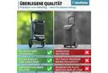 Produktbild: Heimfleiss® Einkaufstrolley Klappbarer Einkaufstrolley mit Kühlfach & Ersatzrädern – 56L, 56 l, Leichter & stabiler Einkaufswagen mit wasserdichter Tasche