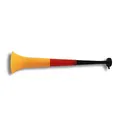 Produktbild: Vuvuzela Horn Fan-Trompete Fussball versch. Länderfarben - Gesamtlänge ca. 55cm - 4teilig Deutschland-Farbe