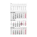 Produktbild: Zettler 3-Monatskalender klein 2026 - Wandkalender 24 × 34 cm faltbar, 3 Monat