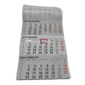 Produktbild: Zettler Wandkalender Kalender Klein 3 Monatskalender 2026 Faltbar praktisch