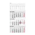 Produktbild: 3Monatskalender klein 2026 – Wandkalender 24 × 34 cm faltbar, 3 Monate auf 1 ...