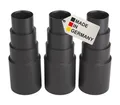 Produktbild: BAUHELD Staubsaugerrohr-Adapter Schwarz PVC-Gummi, Zubehör für Kärcher, Bosch, Miele, AEG, Siemens, Makita, Dyson, Festool, Vorwerk, Einhell, Mehrstufensystem, flexibel zuschneidbar