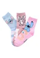 Produktbild: Disney Stitch Kinder Mädchen Socken 3 Paar Strümpfe Paket (DE/NL/SE/PL, Numerisch, 27, 30, Regular)