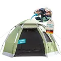 Produktbild: Skandika Kuppelzelt Namsos 2 Sleeper Protect Quick-Start | Zelt 2 Personen, schneller Aufbau in 1 Minute, schwarze Schlafkabine, Dachfenster, 3000 mm Wassersäule, UPF 100+ | Camping, Festival, Outdoor