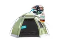 Produktbild: Skandika Kuppelzelt Campingzelt, Namsos 2 Sleeper Protect Quick-Start, schwarze Kabine, Personen: 2 (mit eingenähtem Zeltboden, schneller Aufbau in 1 Minute), 3000 mm Wassersäule, Doppeltüren, Tragetasche, Wandern, Trekking