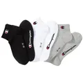 Produktbild: Champion Kurzsocken 6pk Quarter Socks (Packung, 6-Paar) für Fitnessaktivitäten, sportlicher Stil, elastisch grau 43-46