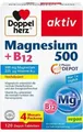 Produktbild: Doppelherz Magnesium 500 + B12 2- Phasen Depot 120 Stück
