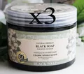 Produktbild: 3x500m Agafia Schwarze Sibirische Seife für Haare & Körper Sauna  Bad 37 Kräuter