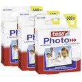 Produktbild: tesa Photo Klebepads im 3er Pack - Beidseitig klebend zur Erstellung eines Fotobuches - 500 Pads je Big Pack = 1500 Stück