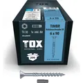 Produktbild: Tox TIMBR 6,0 x 90 SK (200 Stk.) (200 Schrauben pro Stück) (112040416090)