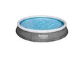 Produktbild: Bestway Quick-Up Pool Fast Set™ Aufstellpool-Set mit Filterpumpe Ø 396 x 84 cm, Rattan-Optik