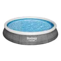 Produktbild: Bestway® Fast Set™ Aufstellpool-Set mit Filterpumpe Ø 396 x 84 cm, Rattan-Optik