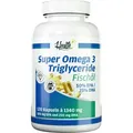Produktbild: HEALTH+ SUPER OMEGA 3 TRIGLYCERIDE FISCHÖL | 50% EPA | 25% DHA | höchste Bioverfügbarkeit