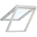 Produktbild: VELUX Klapp-Schwing-Fenster GPL 3084 Manuell Holz klar lack Alu ENERGIE Dachfenster, 55x98 cm (CK04)