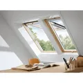 Produktbild: VELUX Holz Klapp Schwingfenster GPL  CK04 3084 klar lackiert ENERGIE Alu 55 x 98 Uw-Wert: 1,0 *Förderfähig