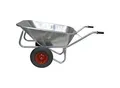 Produktbild: Großmuldenkarre, feuerverzinkt, mit Luftreifen, LxB 1620 x 860 mm, mit 2-Rad-Achse kaiserkraft