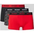 Produktbild: HUGO Trunks aus Baumwoll-Mix im 3er-Pack in Black, Größe L