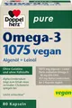 Produktbild: Doppelherz Omega-3 1075 vegan pure Kapseln 80 St
