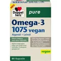 Produktbild: DOPPELHERZ Omega-3 1075 vegan pure Kapseln 80 St