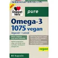 Produktbild: DOPPELHERZ Omega-3 1075 vegan pure Kapseln 80 ST
