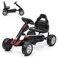 Produktbild: Kinderfahrzeug GOKART Sitz Spielzeug Handbremse Fahrzeug 4 Rädern bis 30kg🏎🏁