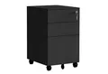 Produktbild: relaxdays Rollcontainer Abschließbarer Rollcontainer aus Metall, schwarz