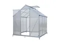 Produktbild: JUSKYS® Aluminium Gewächshaus 3,6 m² - Dachfenster inkl. Fundament für Garten
