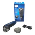 Produktbild: Philips S1151/00 Elektrischer Rotationsrasierer Rasierer Schwarz Blau