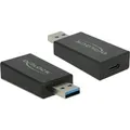 Produktbild: USB 3.2 Gen 2 Adapter, USB-A Stecker > USB-C Buchse schwarz