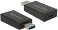Produktbild: Delock USB 2.0 Adapter [1x USB 3.1 Stecker A - 1x USB-C 3.1 Buchse] 65689