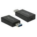 Produktbild: Delock 65689 USB3.1 Adapter Delock C -> A Bu/St schwarz