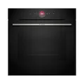 Produktbild: Bosch HBG7721B2, Serie 8 Smarter Einbau-Backofen, 60 x 60 cm, Made in Germany, Schwarz, Pyrolyse & Hydrolyse Selbstreinigung, Air Fry, Automatikprogramme, 3D Heißluft, Farb-Touchscreen & Bedienring